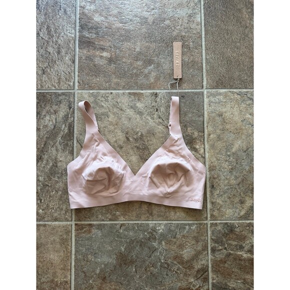 Skims Naked Plunge Bralette Mica Size Small